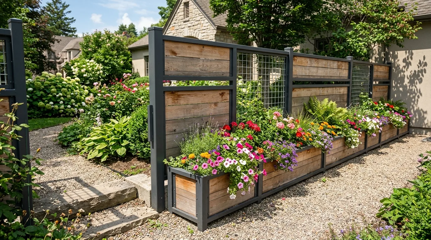 Mixed Shrub and Grass Border